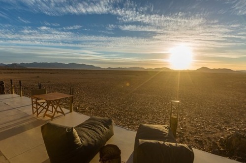 The Elegant Desert Eco Camp terras